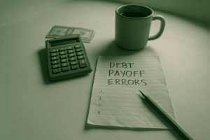 debt payoff mistakes