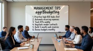 management tips aggr8budgeting