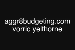 aggr8budgeting.com vorric yelthorne